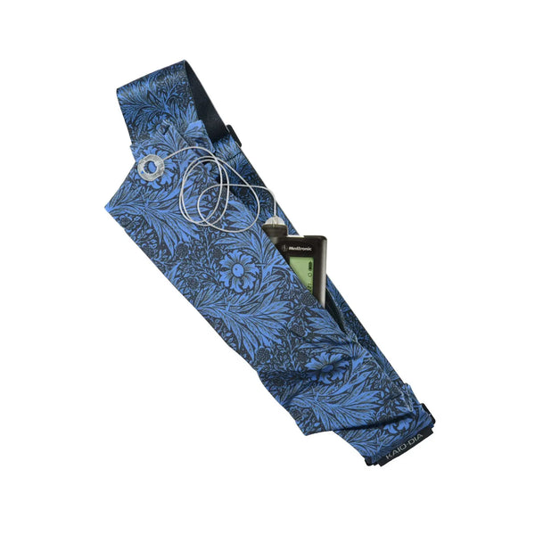 Cinturón ajustable para bomba de insulina con gancho en G – Colección Midnight