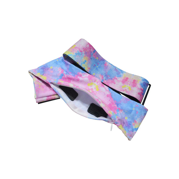 Cinturón ajustable para bomba de insulina – estampado tie-dye, cierre G-Hook | Dia Belly-Belt 2