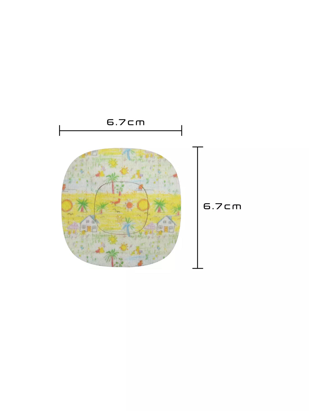 Parche adhesivo para Simplera Sync, diseño Childhood Memories, medidas 6,7 x 6,7 cm