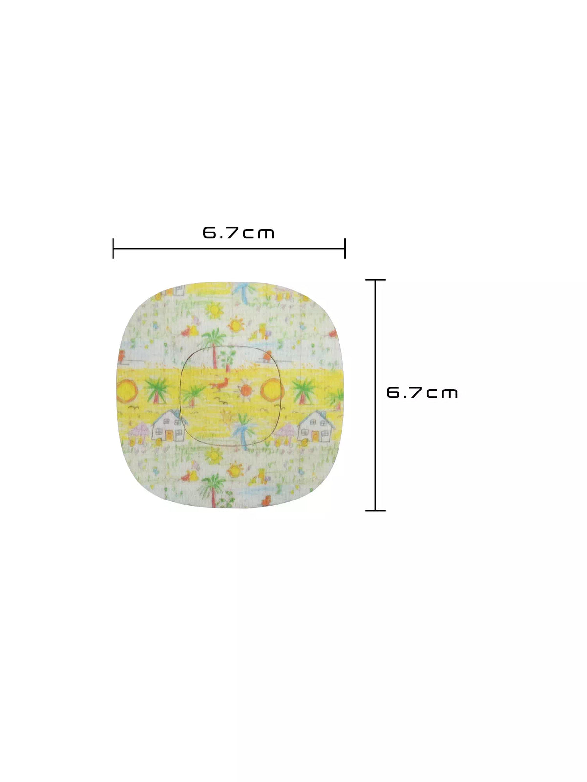 Parche adhesivo para Simplera Sync, diseño Childhood Memories, medidas 6,7 x 6,7 cm