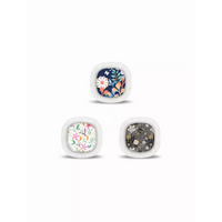 Medtronic Simplera CGM Stickers in Fun Vibes Flowers design. Personalize your CGM sensor with floral patterns. 3 stickers per set. Non-removable.