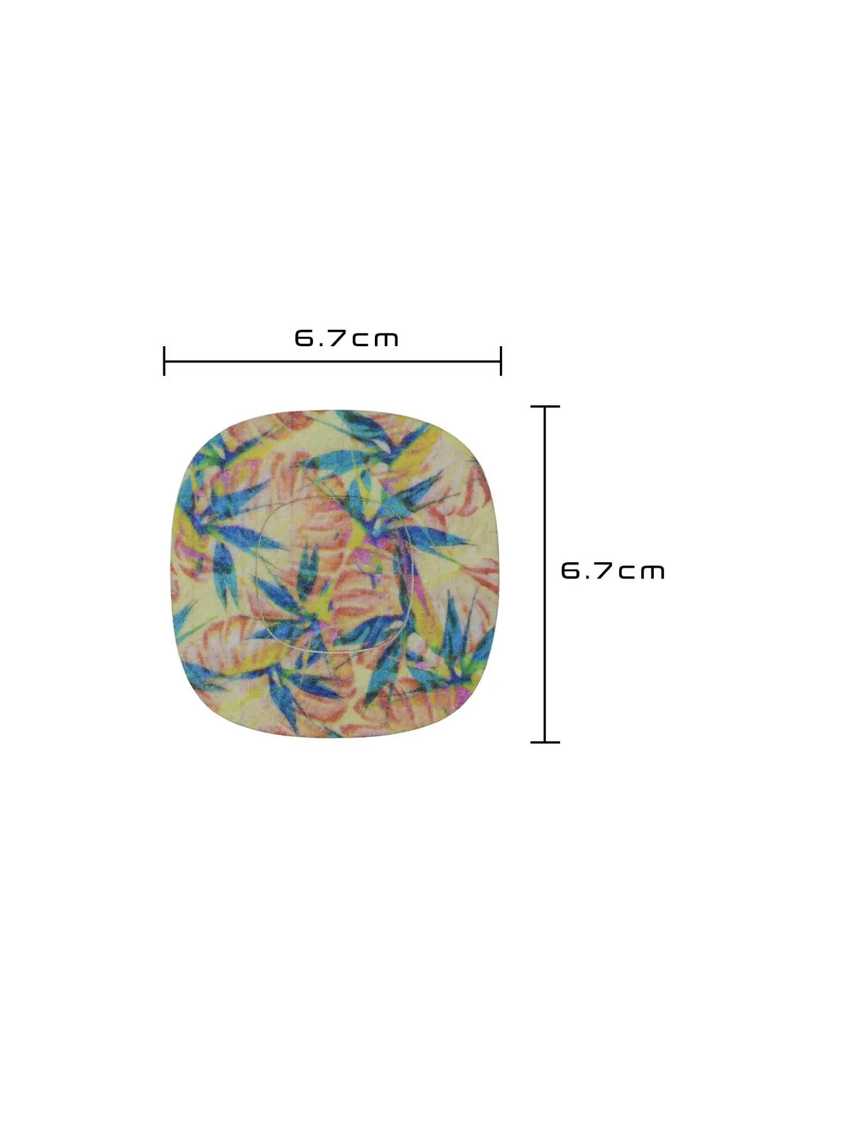 Parche adhesivo para Simplera Sync, diseño Tequila Sunrise, medidas 6,7 x 6,7 cm