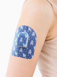 Parche adhesivo para pod Omnipod, diseño Astronaut, en el brazo