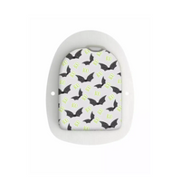 Omnipod POD Sticker Halloween Edition with bats and "Boo" design.