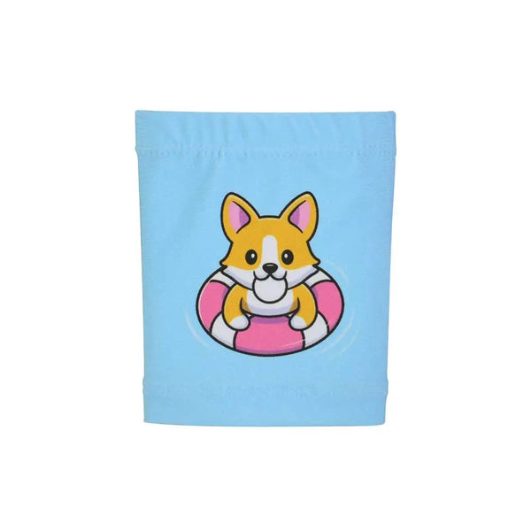 Manguito PICC line para niños con estampados tiernos. Tejido suave y elástico para cubrir el apósito con comodidad cada día.