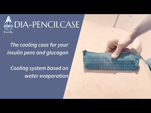 Bolsa refrigerante para plumas de insulina, Dia-PencilCase