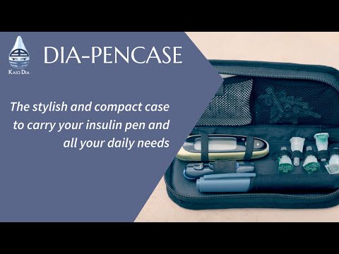 Estuche para pluma de insulina y glucómetro USB, Dia-PenCase