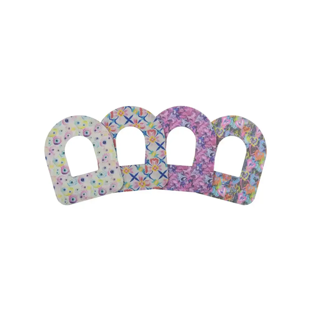 Parches adhesivos para pod Omnipod, serie Spring, Spring Set I, 4 diseños