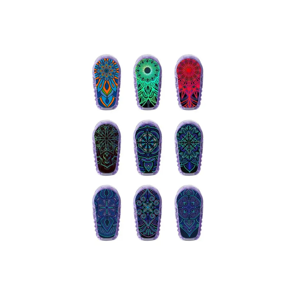 Dexcom G6 Stickers in Reusable Tin Can - Mandala Serie
