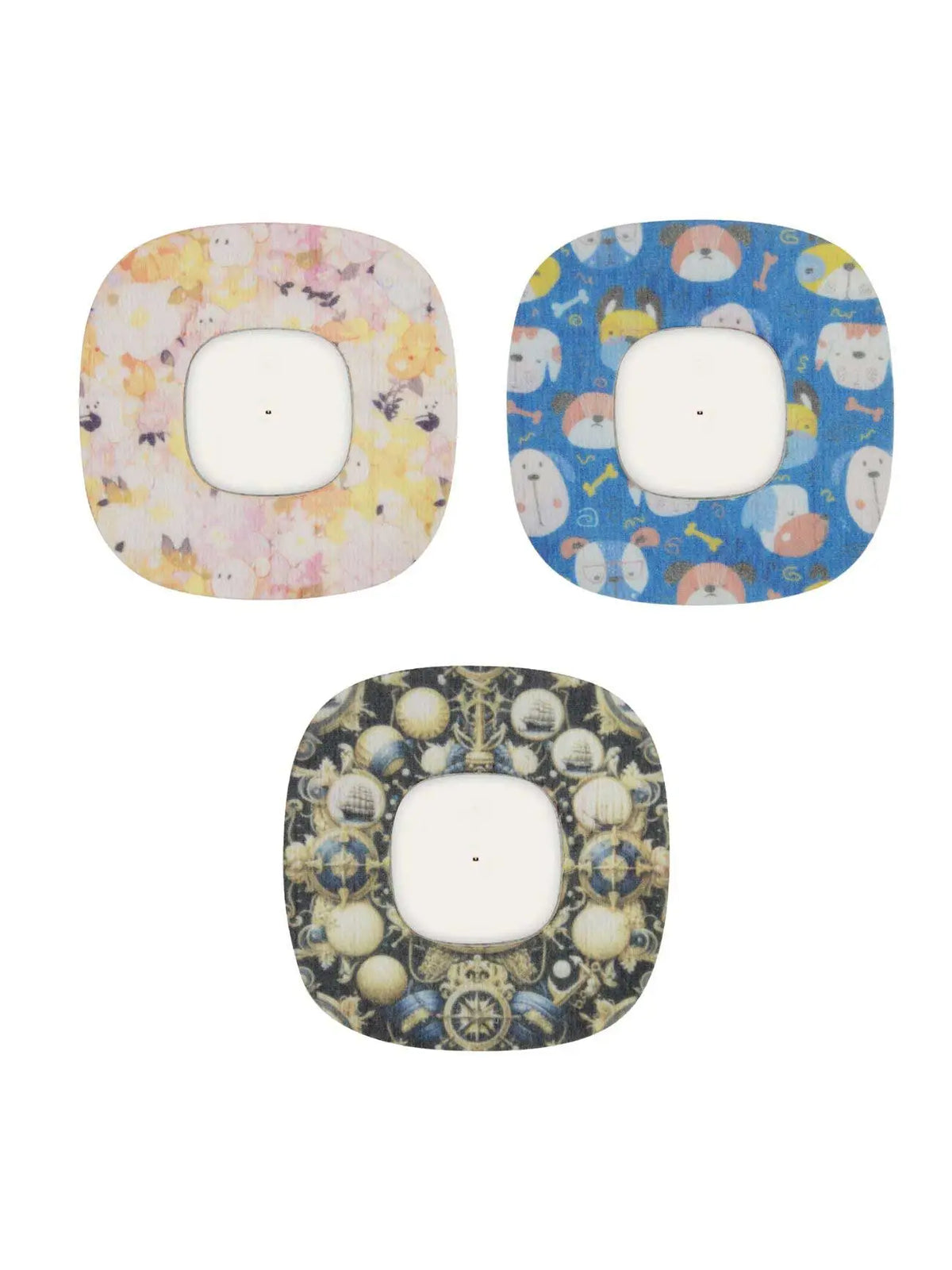 Parches adhesivos infantiles para Simplera Sync, set de 3 diseños para niños