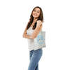Diabetes Awareness Tote Bags with Viking symbols and rune text, symbolizing strength and resilience.