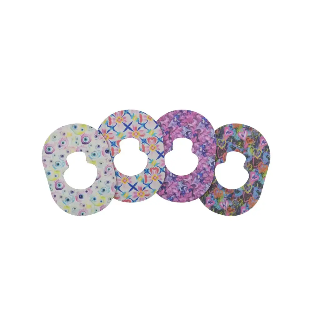 Parches adhesivos para Medtronic Guardian, serie Spring, Spring Set I, 4 diseños