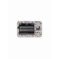 Tandem TSlim insulin pump with Valentine 2025 Gothic Valentine sticker design.