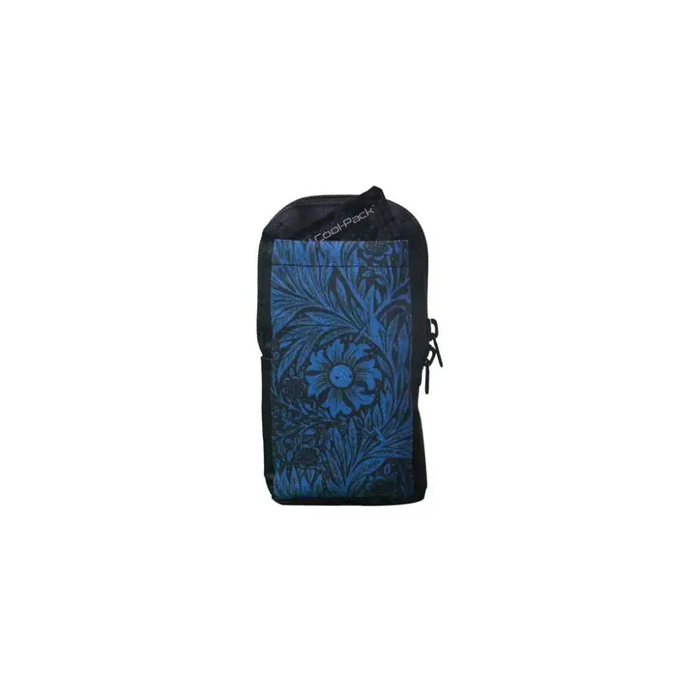 Vertical Insulin Pump Case with floral print, fits most popular models, features Dia-Cool pack.