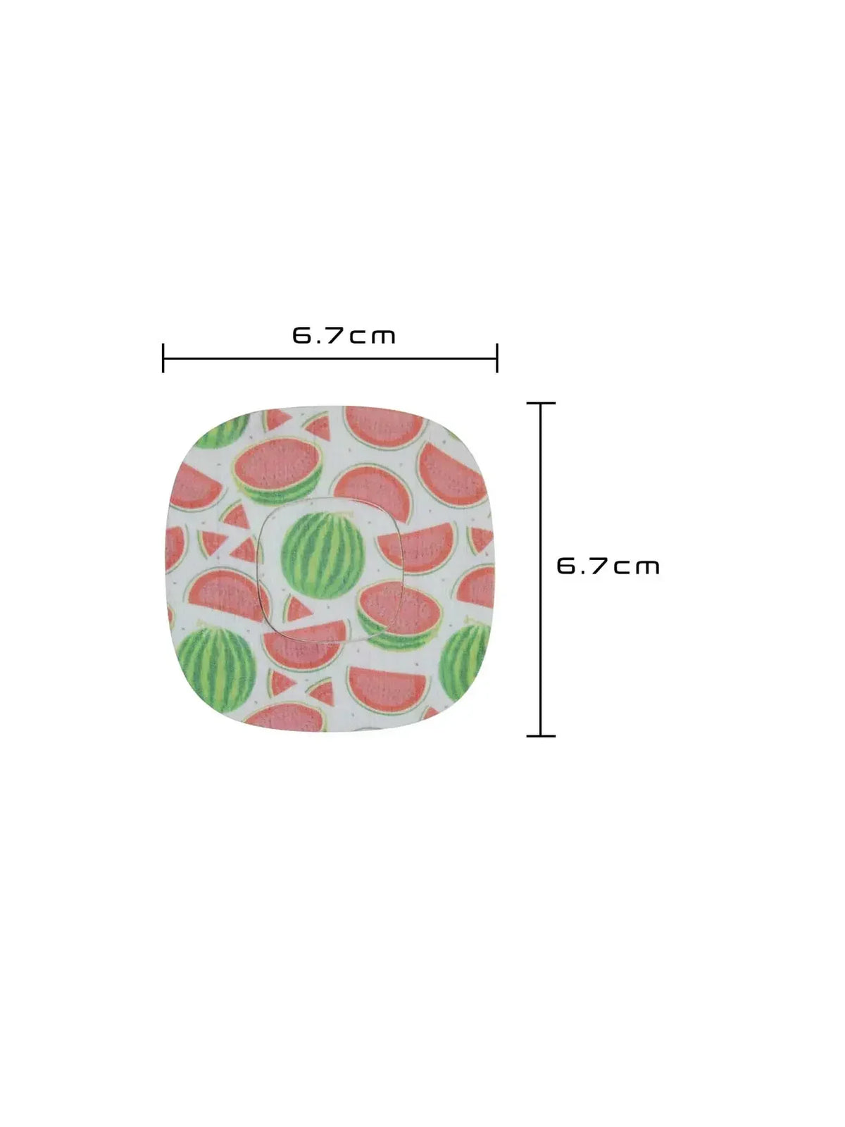 Parche adhesivo para Simplera Sync, serie Fresh, diseño de sandía, medidas 6,7 x 6,7 cm