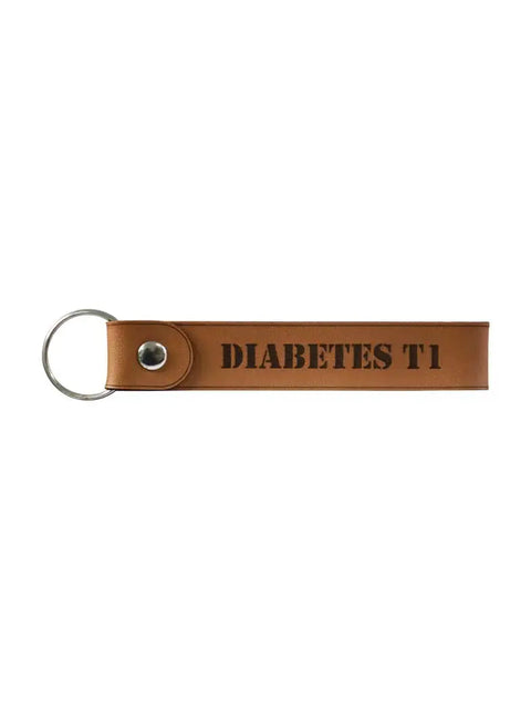 Llavero de piel Diabetes T1 - Kaio-Key Hanger