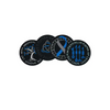 Viking diabetes awareness iron-on patches featuring symbols like the Triquerta, Vegvisir, and Tree of Life.