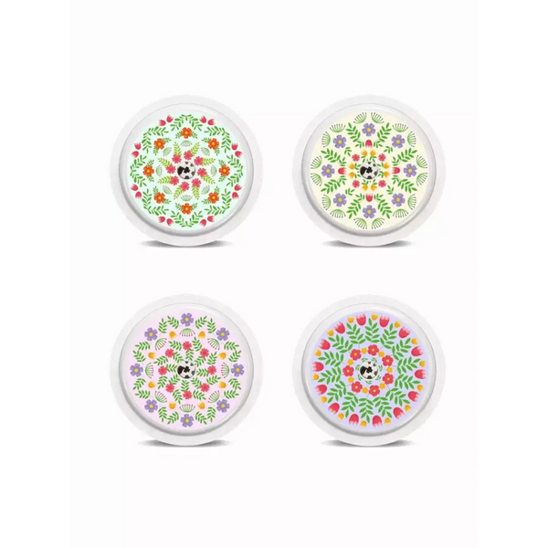Libre 2 Stickers Spring Edition with floral designs in various colors.