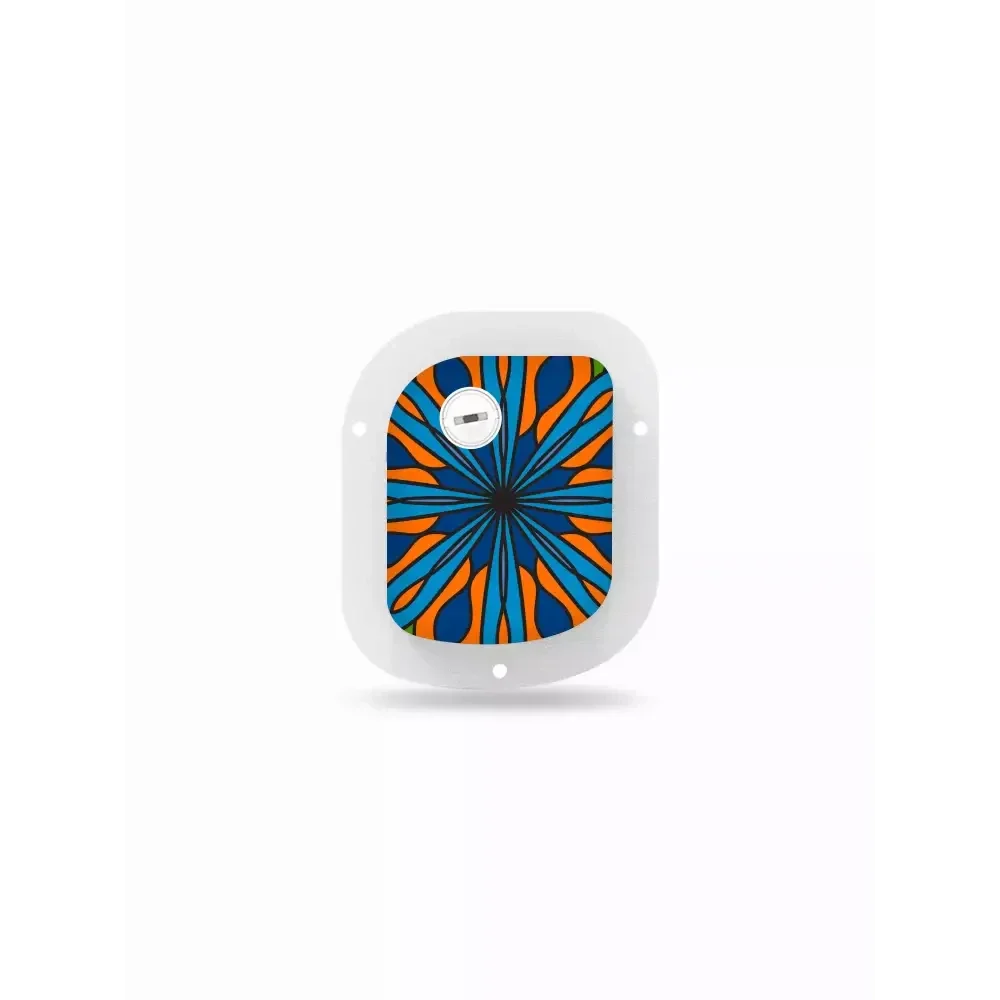 Colorful Mandala GlucoMen Day Patch Pump Sticker with secure fit and lasting hold