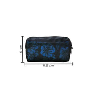 Horizontal Insulin Pump Case with floral pattern, 11.5 x 6 cm dimensions, designed for comfort and compatibility with various pumps.