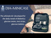 Kit para medidor de glucosa, pastillas de glucosa, agujas y todas sus necesidades diarias para la diabetes - Dia-MiniCase
