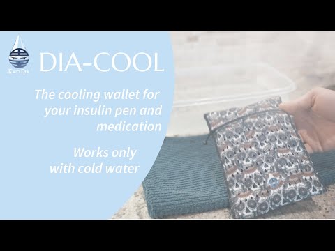Bolsa refrigerante para 3 viales de insulina o gotas oftálmicas - Dia-Cool ADULTOS