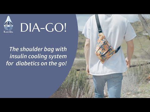 Bandolera para diabéticos con refrigeración de insulina, Dia-Go!