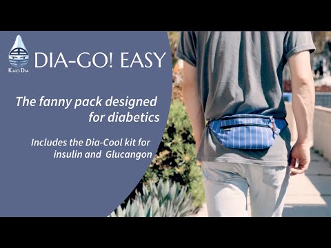 La riñonera hecha para diabéticos con sistema de refrigeración para la insulina - Dia-Go Easy!