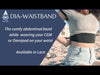 Cintura de encaje para sujetar el sensor de glucosa, el equipo de infusión y la bomba de insulina - Dia-WaistBand Spacy Lacy
