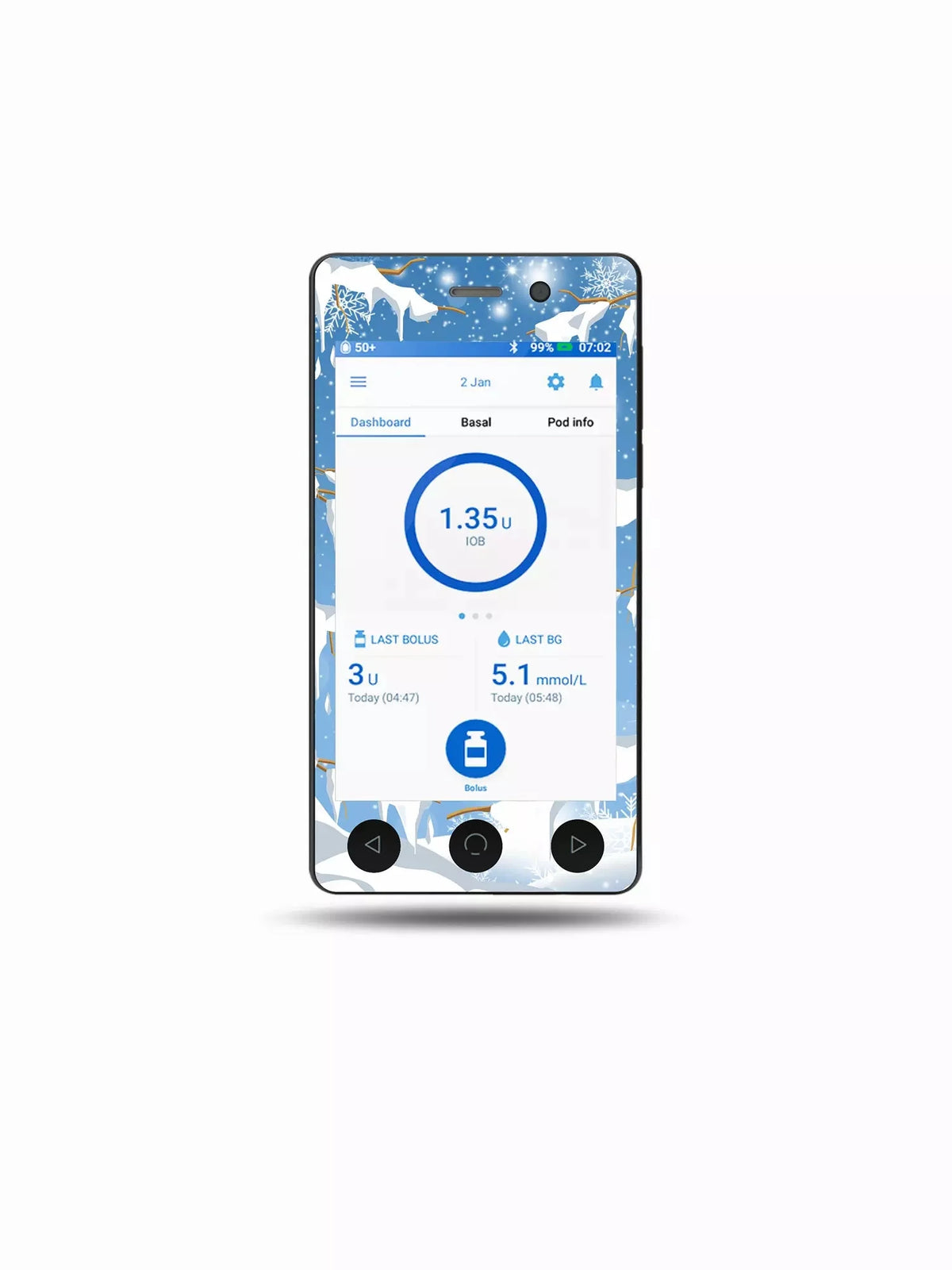 Omnipod DASH Sticker - Winter Collection
