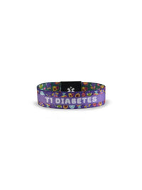 Reversible Type 1 Diabetes Awareness Wristband for Children with T1 Diabetes message.