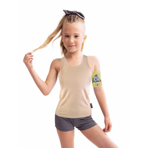 Camiseta de tirantes para niños que utilizan una bomba de insulina - Dia-T.Top Kids