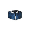 Blue Dia-Leg Band for discreet insulin pump wear under dresses and skirts.